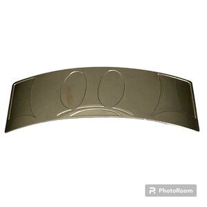 Vintage Disney Hidden Mickey Mouse Barrette Silver Tone Disneyana 3" Long Hair